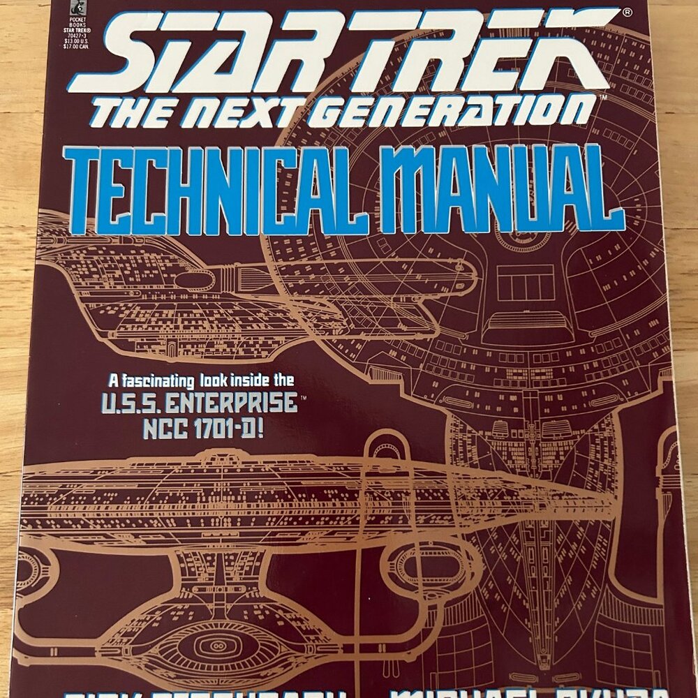 Star Trek: The Next Generation Technical Manual, Soft Cover Book